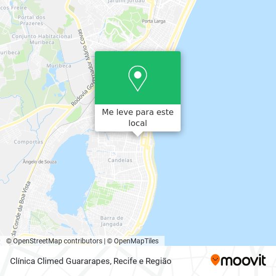 Clínica Climed Guararapes mapa