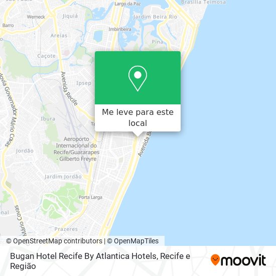 Bugan Hotel Recife By Atlantica Hotels mapa