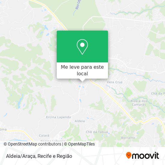 Aldeia/Araça mapa