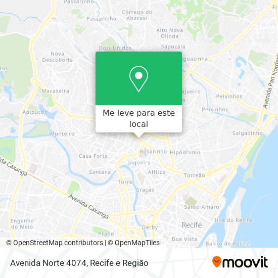 Avenida Norte 4074 mapa