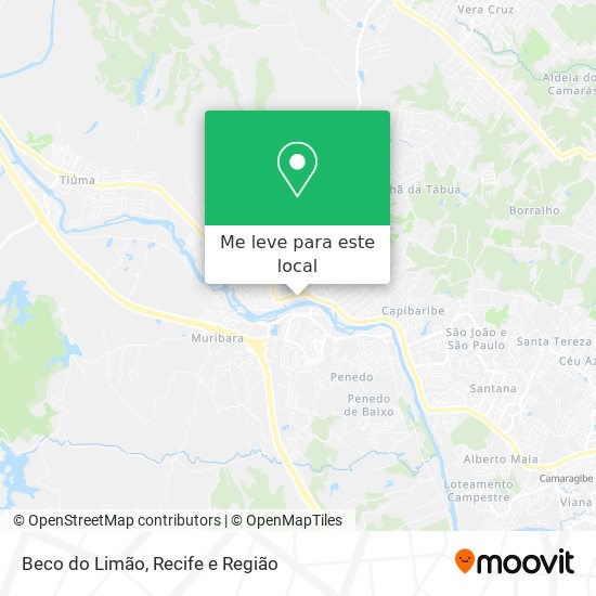 Beco do Limão mapa