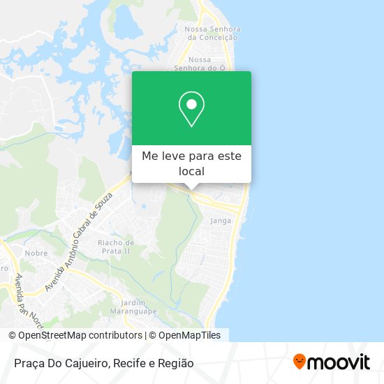 Praça Do Cajueiro mapa