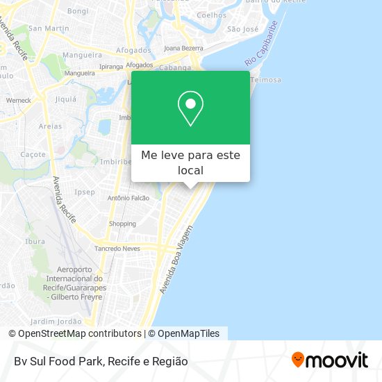 Bv Sul Food Park mapa