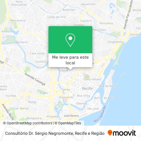 Consultório Dr. Sérgio Negromonte mapa