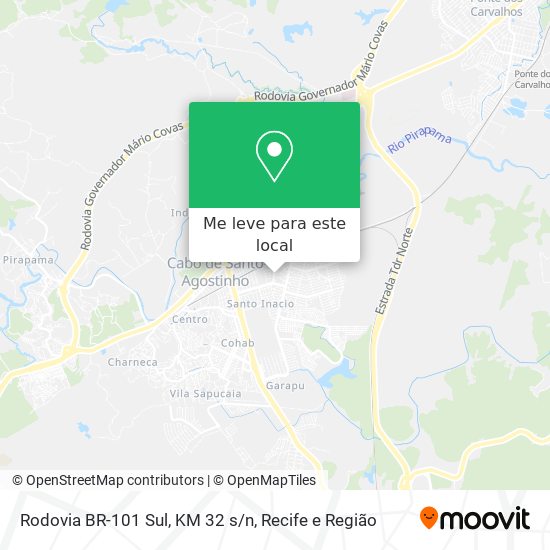 Rodovia BR-101 Sul, KM 32 s/n mapa