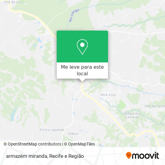 armazém miranda mapa