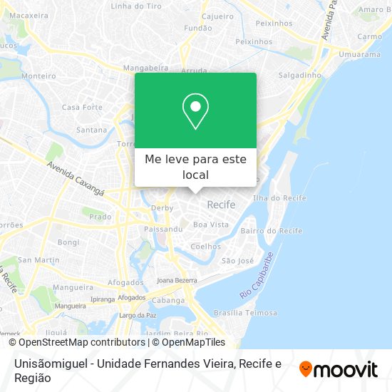 Unisãomiguel - Unidade Fernandes Vieira mapa