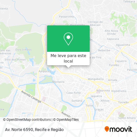 Av. Norte 6590 mapa