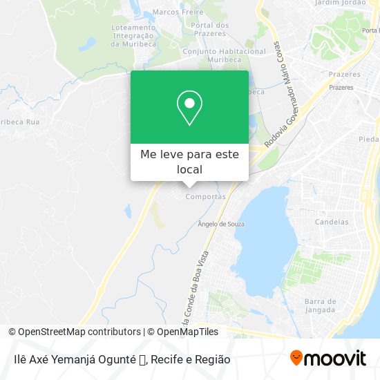Ilê Axé Yemanjá Ogunté 🐚 mapa