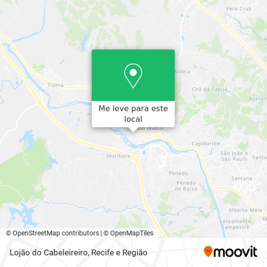 Lojão do Cabeleireiro mapa