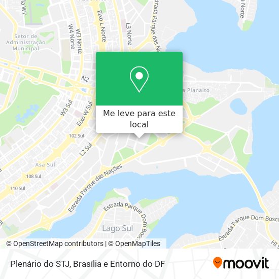 Plenário do STJ mapa