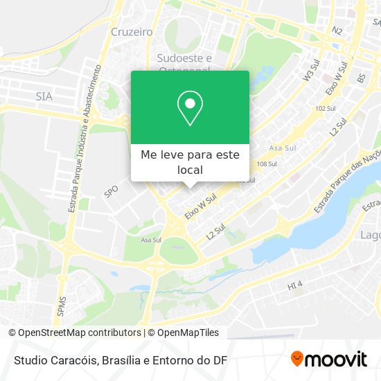 Studio Caracóis mapa