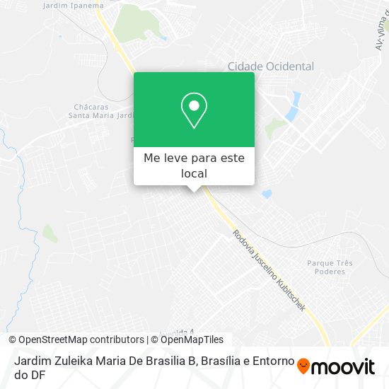 Jardim Zuleika Maria De Brasilia B mapa