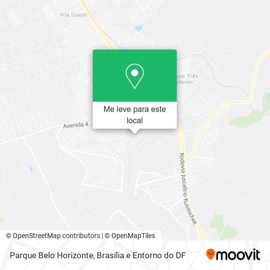Parque Belo Horizonte mapa