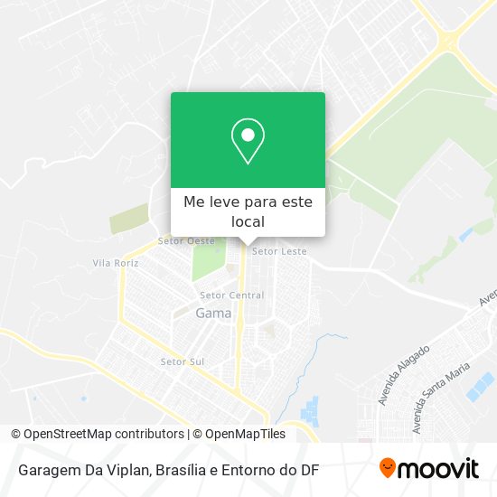 Garagem Da Viplan mapa