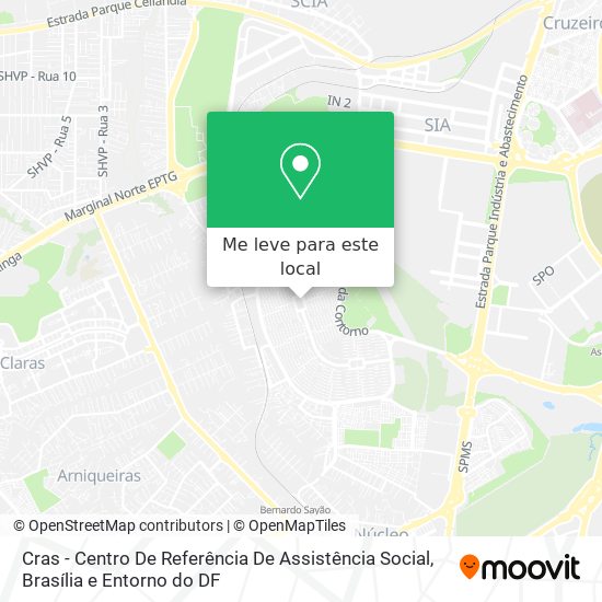 Cras - Centro De Referência De Assistência Social mapa