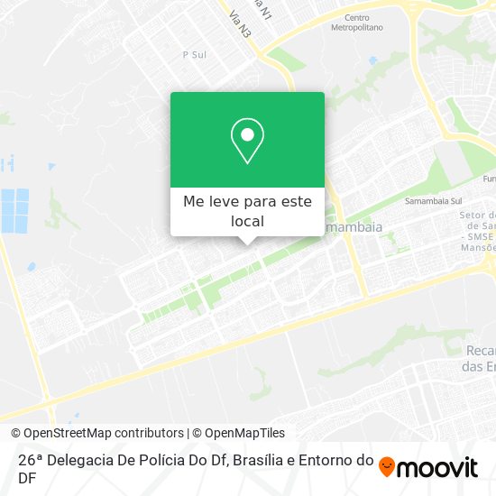 26ª Delegacia De Polícia Do Df mapa