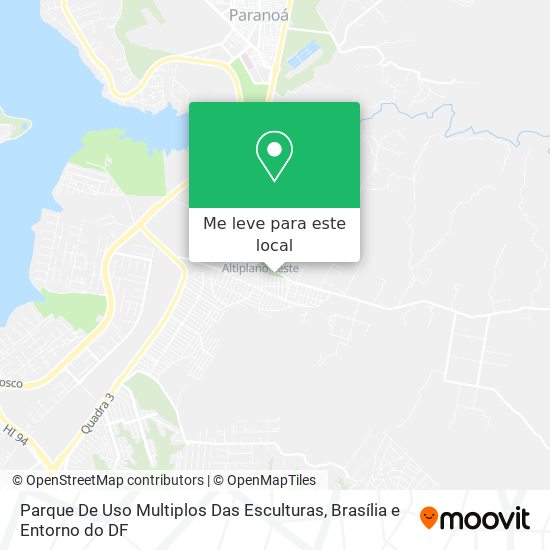 Parque De Uso Multiplos Das Esculturas mapa