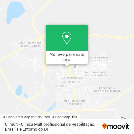 Climult - Clínica Multiprofissional de Reabilitação mapa