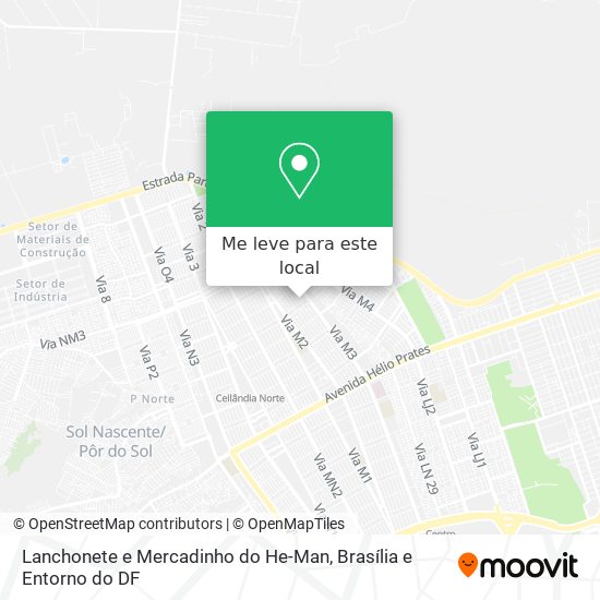 Lanchonete e Mercadinho do He-Man mapa