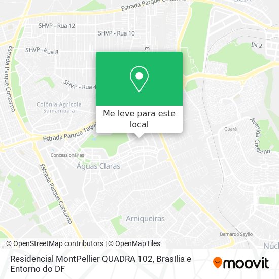 Residencial MontPellier   QUADRA 102 mapa
