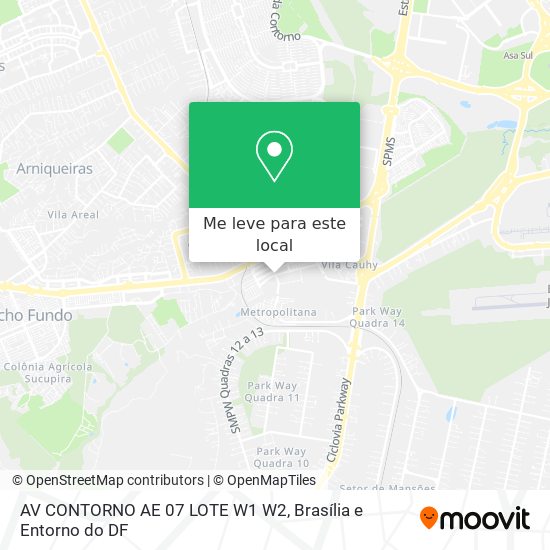 AV CONTORNO AE 07 LOTE W1 W2 mapa