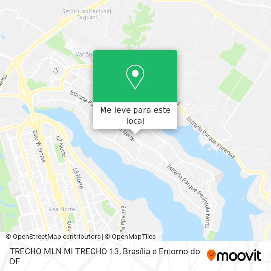 TRECHO MLN MI TRECHO 13 mapa