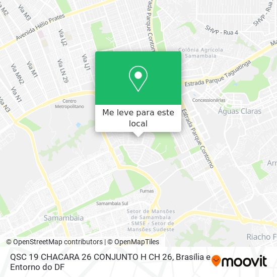 QSC 19 CHACARA 26 CONJUNTO H CH 26 mapa