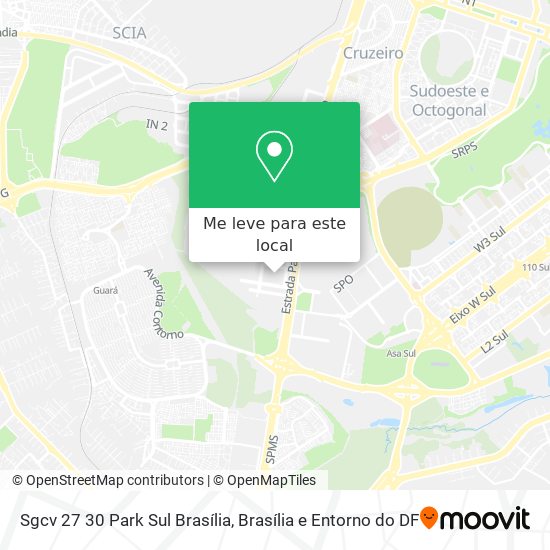 Sgcv 27 30  Park Sul  Brasília mapa