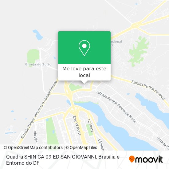 Quadra SHIN CA 09 ED  SAN GIOVANNI mapa