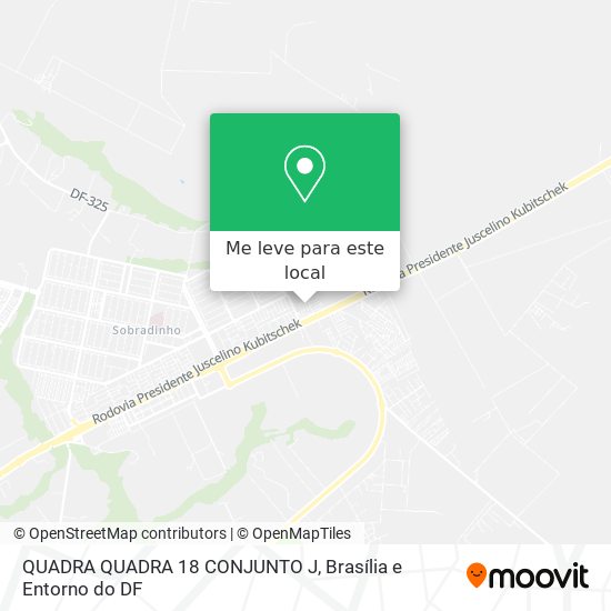 QUADRA QUADRA 18 CONJUNTO J mapa