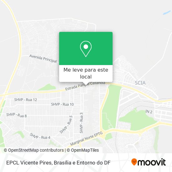 EPCL Vicente Pires mapa