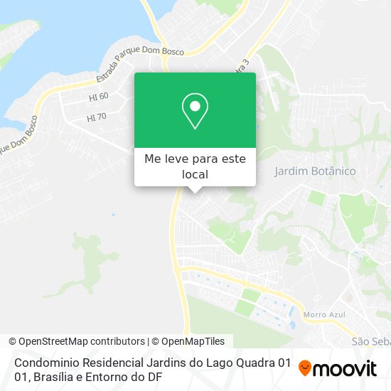 Condominio Residencial Jardins do Lago Quadra 01 01 mapa