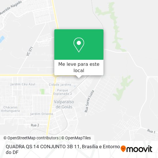 QUADRA QS 14 CONJUNTO 3B 11 mapa