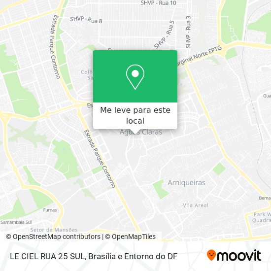 LE CIEL  RUA 25 SUL mapa