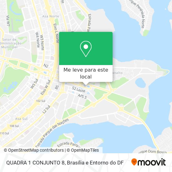 QUADRA 1 CONJUNTO 8 mapa