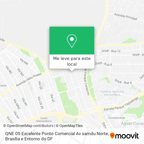 QNE 05 Excelente Ponto Comercial Av  samdu Norte mapa