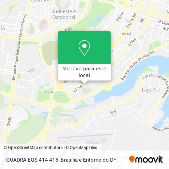 QUADRA EQS 414 415 mapa