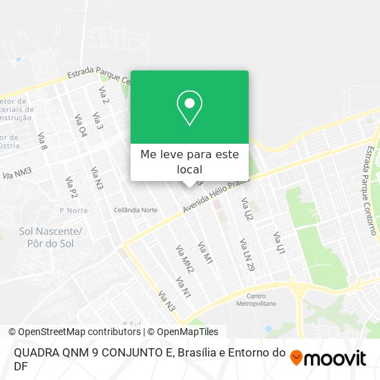 QUADRA QNM 9 CONJUNTO E mapa