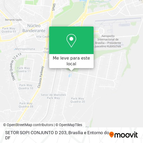 SETOR SOPI CONJUNTO D 203 mapa