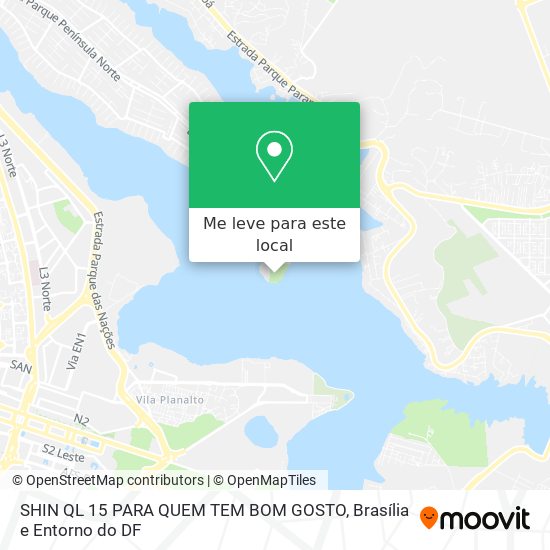 SHIN QL 15   PARA QUEM TEM BOM GOSTO mapa