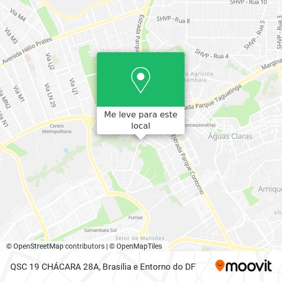 QSC 19 CHÁCARA 28A mapa