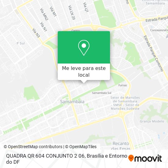 QUADRA QR 604 CONJUNTO 2 06 mapa