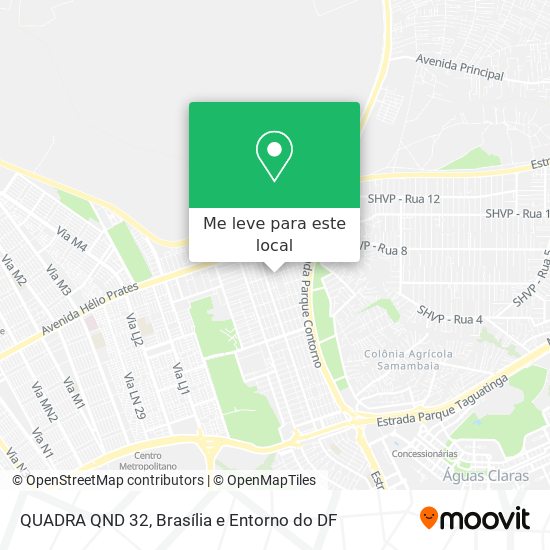 QUADRA QND 32 mapa