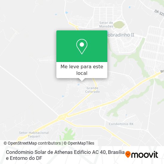Condomínio Solar de Athenas  Edifício AC 40 mapa