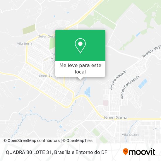 QUADRA 30 LOTE 31 mapa