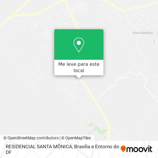 RESIDENCIAL SANTA MÔNICA mapa