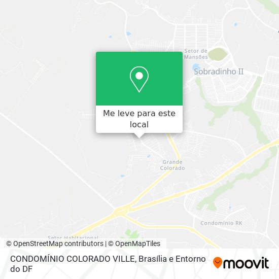 CONDOMÍNIO COLORADO VILLE mapa