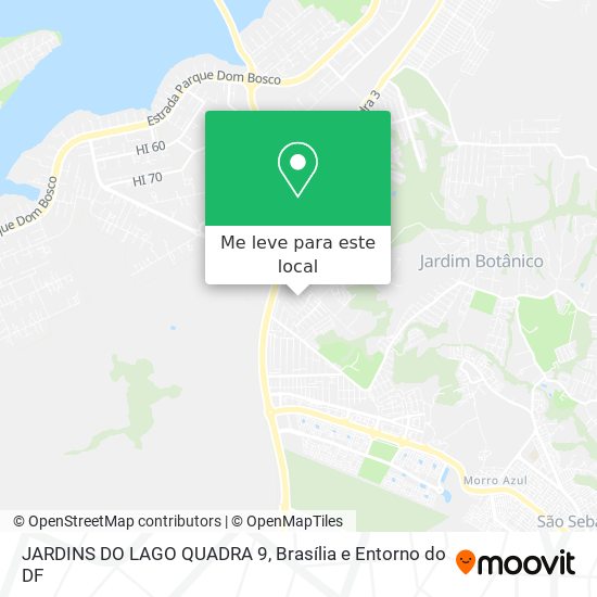 JARDINS DO LAGO QUADRA 9 mapa