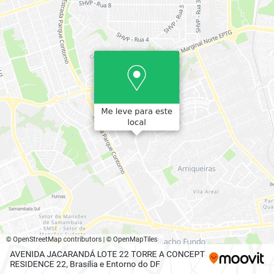 AVENIDA JACARANDÁ LOTE 22 TORRE A CONCEPT RESIDENCE 22 mapa